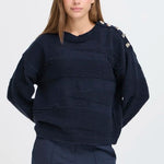 Load image into Gallery viewer, Ichi Button Shoulder Jumper
