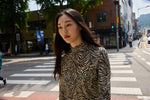 Load image into Gallery viewer, Ichi Zebra Long Sleeve Top
