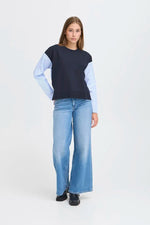 Load image into Gallery viewer, Ichi 2 In 1 Sweatshirt
