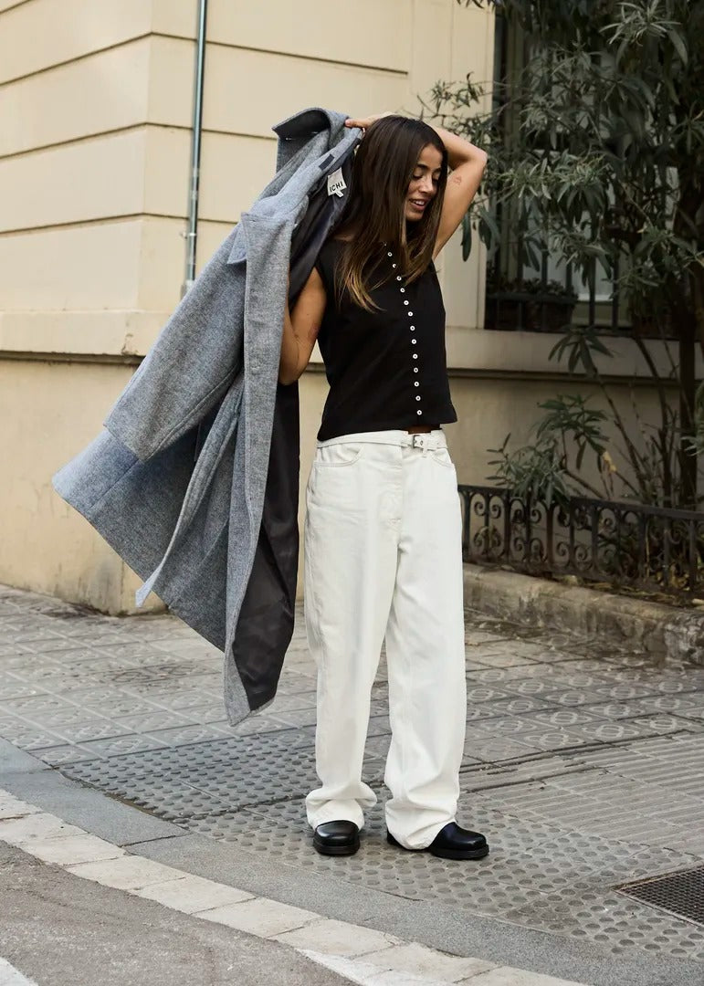Ichi Belted Jeans