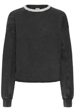 Load image into Gallery viewer, Ichi Jewel Embellished Sweatshirt
