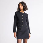 Load image into Gallery viewer, Ichi Gold Buttoned Cardigan
