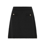 Load image into Gallery viewer, Ichi Gold Buttoned Mini Skirt
