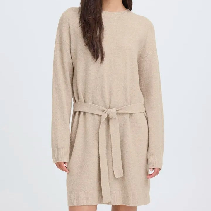 Ichi Belted Jumper Dress