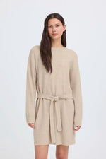 Load image into Gallery viewer, Ichi Belted Jumper Dress
