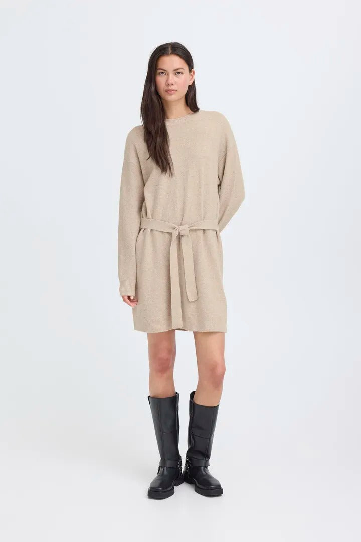 Ichi Belted Jumper Dress