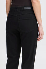 Load image into Gallery viewer, Ichi Raven Straight Leg Cropped Jean
