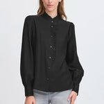 Load image into Gallery viewer, Ichi Ruffled Collar Shirt
