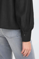 Load image into Gallery viewer, Ichi Ruffled Collar Shirt
