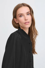 Load image into Gallery viewer, Ichi Ruffled Collar Shirt
