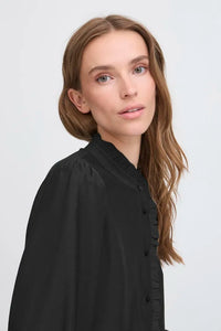 Ichi Ruffled Collar Shirt