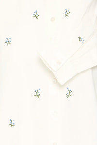 Ichi Flower Embroidered Shirt