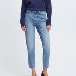 Load image into Gallery viewer, Ichi Heart Stitched Slim Jeans
