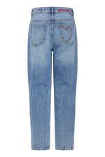 Load image into Gallery viewer, Ichi Heart Stitched Slim Jeans
