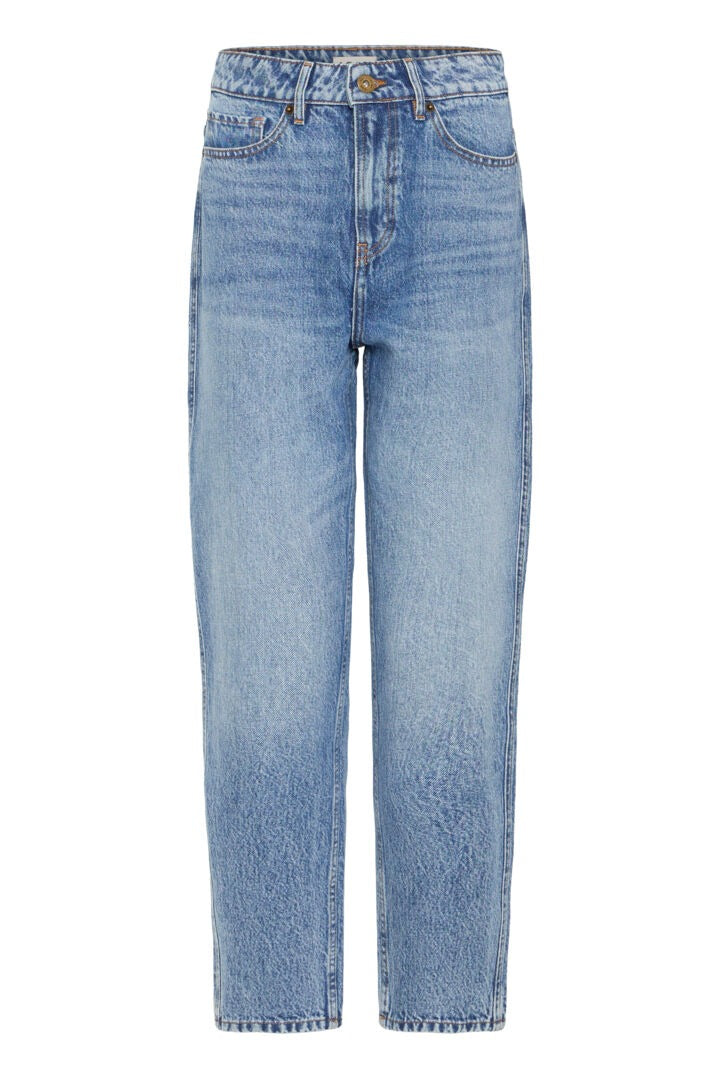 Ichi Heart Stitched Slim Jeans