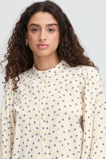 Load image into Gallery viewer, Ichi Polka Dot Blouse
