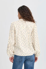 Load image into Gallery viewer, Ichi Polka Dot Blouse
