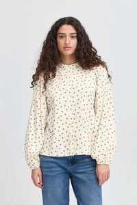 Ichi Polka Dot Blouse