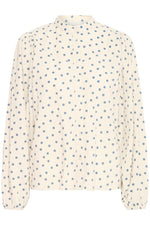 Load image into Gallery viewer, Ichi Polka Dot Blouse
