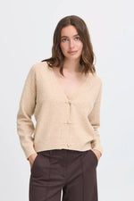 Load image into Gallery viewer, Ichi Soft Knit Deep V Cardigan
