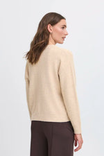 Load image into Gallery viewer, Ichi Soft Knit Deep V Cardigan
