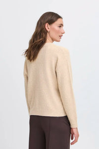 Ichi Soft Knit Deep V Cardigan
