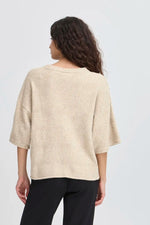 Load image into Gallery viewer, Ichi Short Sleeve Knit Jumper
