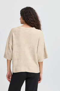 Ichi Short Sleeve Knit Jumper