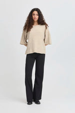 Load image into Gallery viewer, Ichi Short Sleeve Knit Jumper
