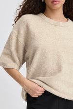 Load image into Gallery viewer, Ichi Short Sleeve Knit Jumper
