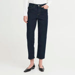 Load image into Gallery viewer, Ichi Raven Straight Leg Cropped Jean
