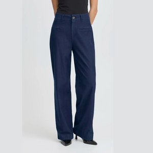Ichi Kate Denim Wide Leg Trousers