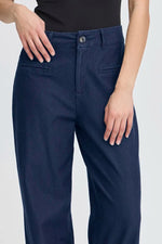 Load image into Gallery viewer, Ichi Kate Denim Wide Leg Trousers
