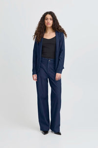 Ichi Kate Denim Wide Leg Trousers