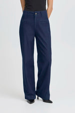 Load image into Gallery viewer, Ichi Kate Denim Wide Leg Trousers

