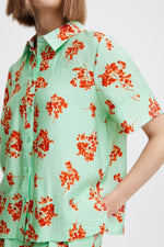 Load image into Gallery viewer, ICHI Berry Printed Shirt - Sprucestone Berry Aop
