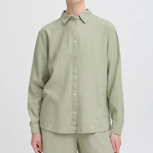 Ichi Linen Blend Shirt