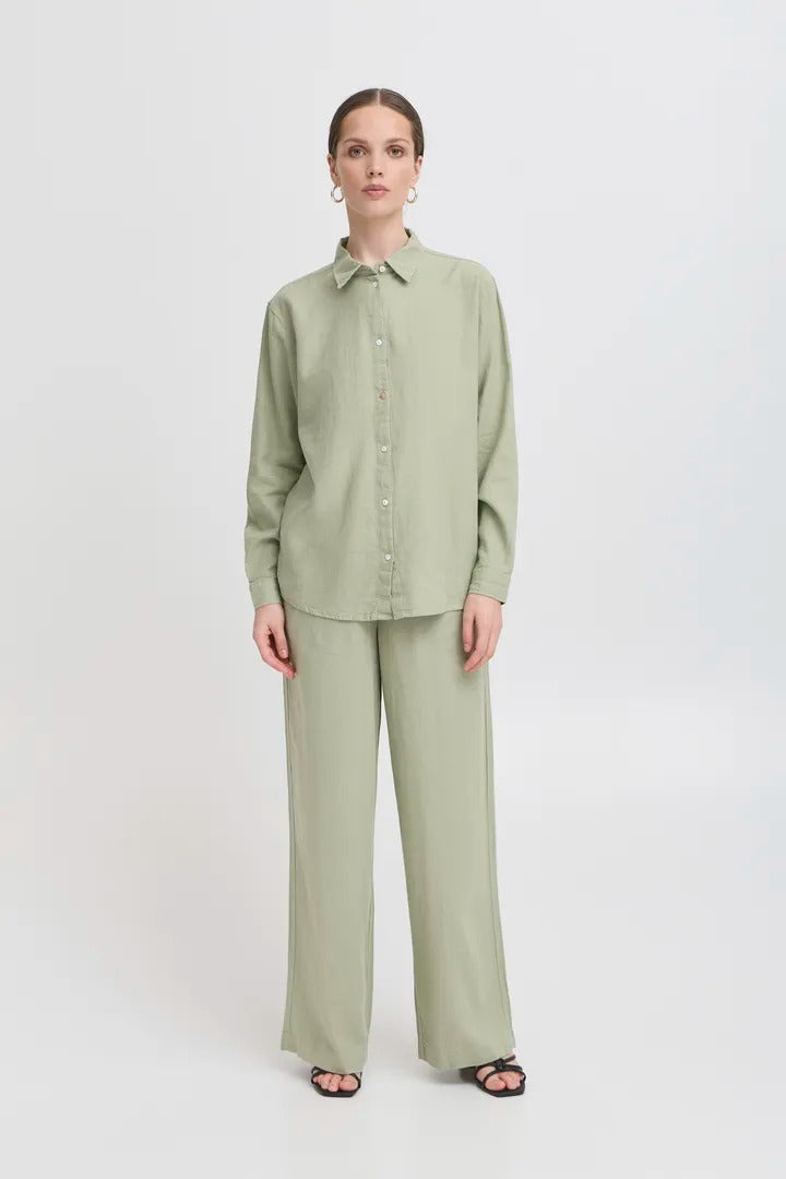 Ichi Linen Blend Shirt