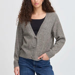Load image into Gallery viewer, Ichi Soft Knit Deep V Cardigan
