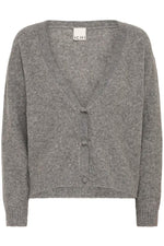 Load image into Gallery viewer, Ichi Soft Knit Deep V Cardigan
