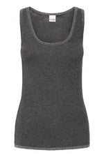 Load image into Gallery viewer, Ichi Shimmer Trim Vest Top
