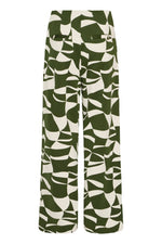 Load image into Gallery viewer, Ichi Kate Geometric Print Trousers
