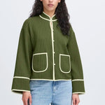 Load image into Gallery viewer, Ichi Kate Quilted Jacket
