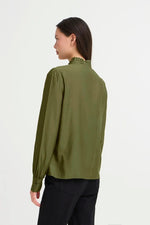 Load image into Gallery viewer, Ichi Ruffled Collar Shirt
