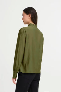 Ichi Ruffled Collar Shirt