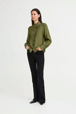 Load image into Gallery viewer, Ichi Ruffled Collar Shirt
