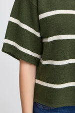 Load image into Gallery viewer, Ichi Short Sleeve Knit Jumper
