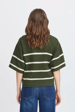 Load image into Gallery viewer, Ichi Short Sleeve Knit Jumper
