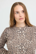 Load image into Gallery viewer, Pulz Leopard Print Long Sleeve Top
