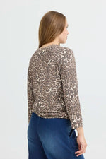 Load image into Gallery viewer, Pulz Leopard Print Long Sleeve Top

